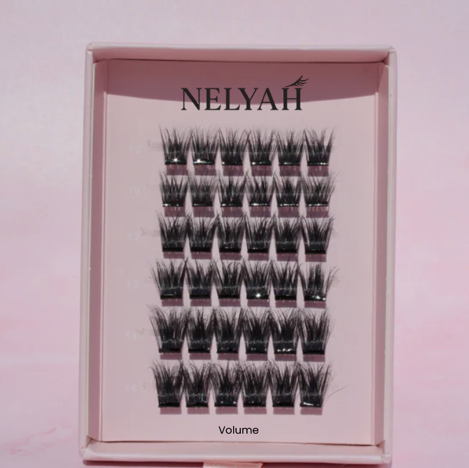 NELYAH LASH – Vorgeklebte künstliche Wimpern – Natürlicher Effekt und wasserfest