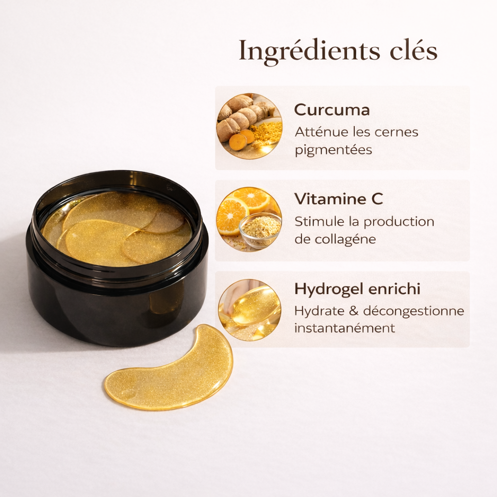 Patchs anti-cernes pigmentées